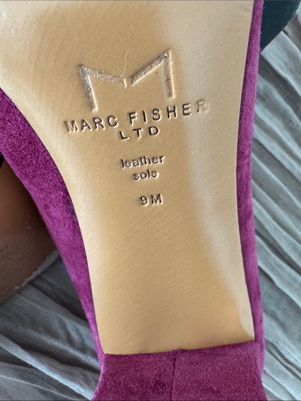 Marc Fisher LTD Magenta
Suede Abilene Pointy Toe Block Heel Pumps - Picture 10 of 10